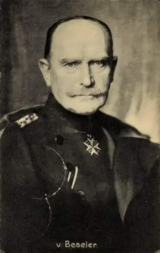 Ak Preußischer Generaloberst von Beseler, Porträt