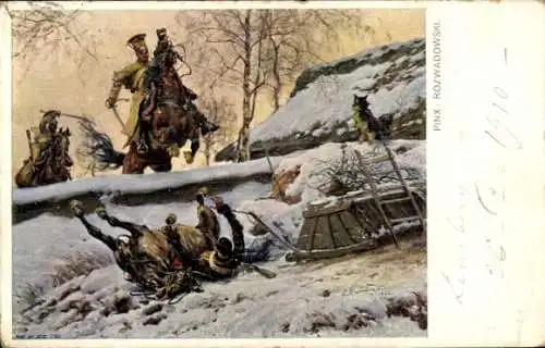 Künstler Ak Rozwadowski, Kavellerie