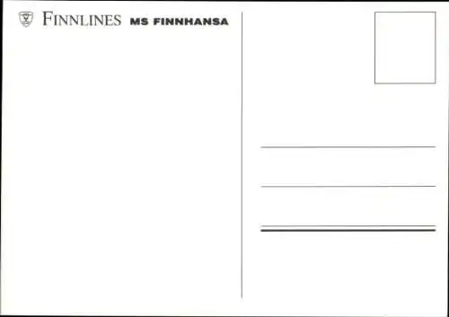Ak Frachtschiff MS Finnhansa, Finnlines