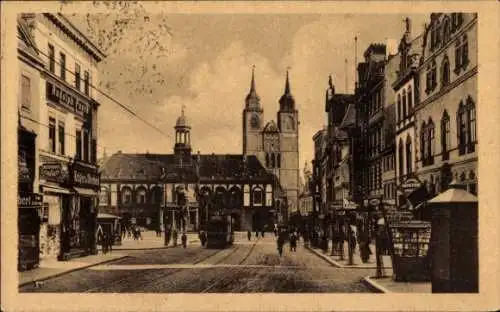 Ak Magdeburg an der Elbe, Johanniskirche, Rathaus, Alter Markt