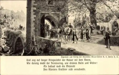Foto Ak Mariazell Steiermark Österreich, Schneemassen im Winter 1905, Hotel zum goldenen Löwen