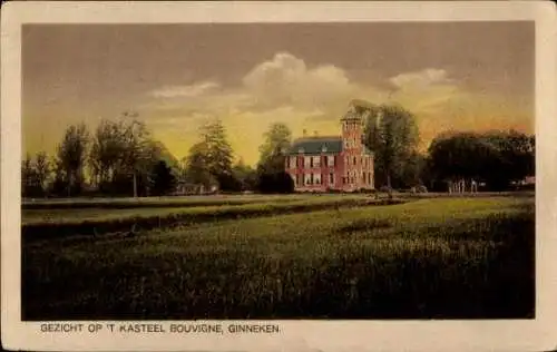 Ak Ginneken Breda Nordbrabant Niederlande, Gezicht op 't Kasteel