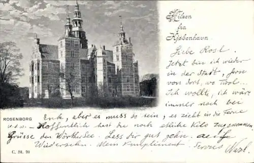 Ak København Kopenhagen Dänemark, Rosenborg