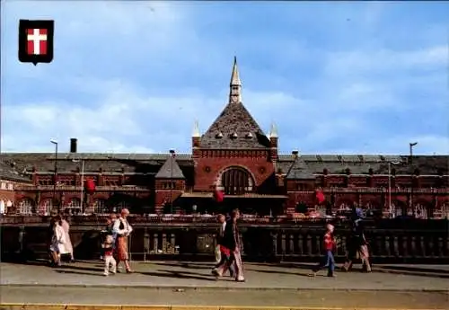 Ak København Kopenhagen Dänemark, Hauptbahnhof