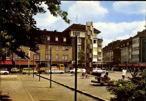 Ak Viersen in Nordrhein Westfalen, Marktplatz, moderne Architektur, Bäume, Autos, Menschen, so...