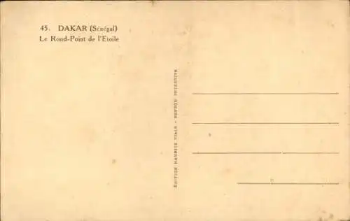 Ak Dakar Senegal, Le Rond-Point de l'Etoile