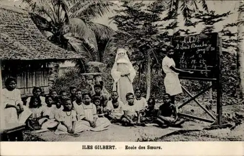Ak Gilbertinseln îles Gilbert Kiribati, Ecole des Soeurs