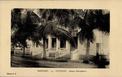Ak Cotonou Dahomey Benin, Maison Europeenne