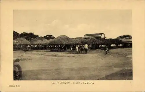 Ak Zivie Dahomey Benin, Le Marche