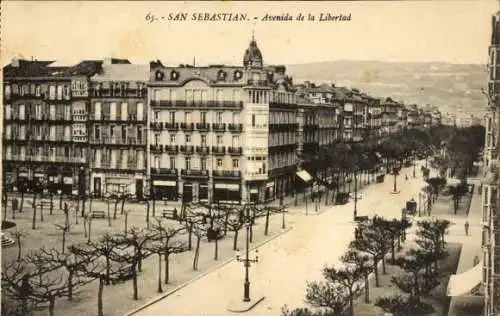 Ak San Sebastian Baskenland, Avenida de la Libertad
