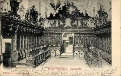 Ak Wettingen Kanton Aargau, Chorstühle