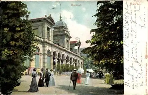 Ak Baden Kanton Aargau Schweiz, Kursaal