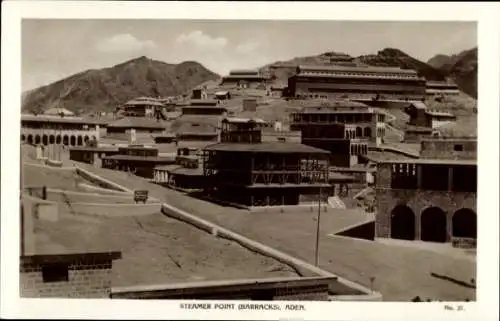 Ak Aden Jemen, Steamer point, barracks, Baracken