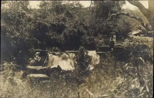 CPA RD Congo Zaïre, Wasserfall