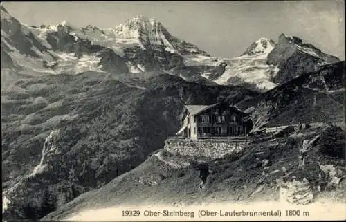 Ak Lauterbrunnen Kanton Bern, Hotel Obersteinberg