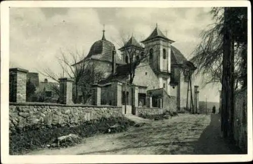Ak Pelhřimov Pilgram Region Hochland, Kapelle P. Marie Bolestné, Baujahr 1710-1713, italienisc...