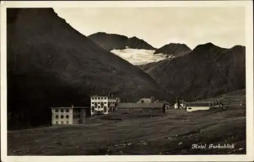 Ak Oberwald Kanton Wallis, Furka Hotel