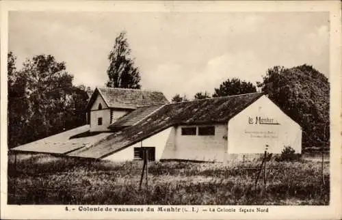 CPA Colonie de vacances du Menhir Loire Atlantique, La Menhir et l'Hôtel