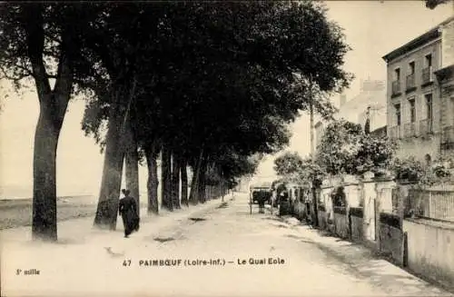 CPA Paimboeuf Loire Atlantique, Le Qual Eole