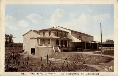 CPA Périssac Gironde, La Coopérative de Vinification