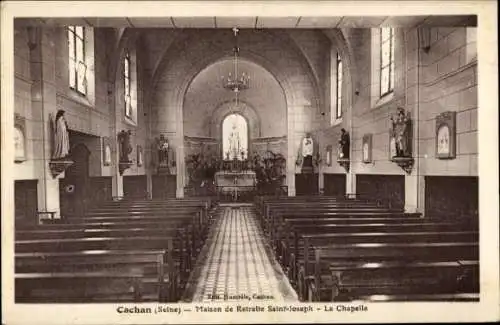 CPA Cachan Val de Marne, Maison de Retraite Saint-Joseph, La Chapelle