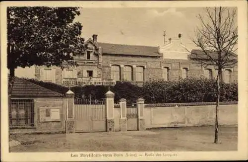 Ak Les Pavillons sous Bois Seine-Saint-Denis, Ecole des Garcons
