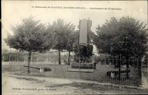 Ak Seine Saint Denis, Plateau d'Avron. Mont Avron