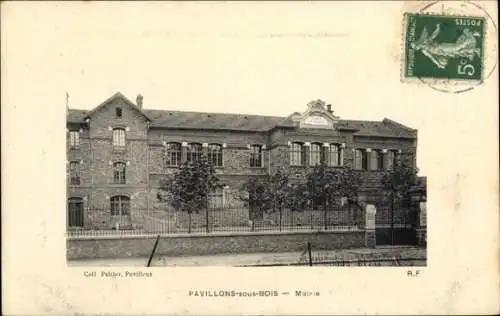 Ak Les Pavillons sous Bois Seine-Saint-Denis, Rathaus