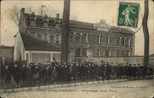 Ak Les Pavillons sous Bois Seine-Saint-Denis, Patronage Jean Mace