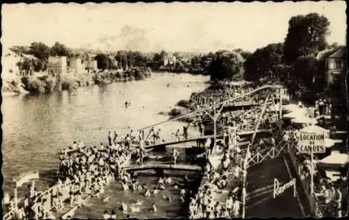 Ak Le Perreux sur Marne Val de Marne, Strandleben