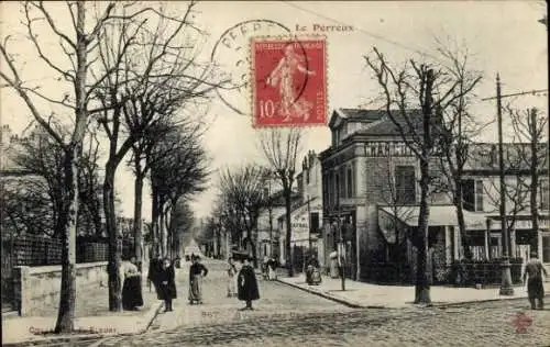Ak Le Perreux sur Marne Val de Marne, Straßenansicht