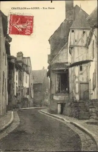 CPA Châtillon-sur-Loire Loiret, Rue Haute