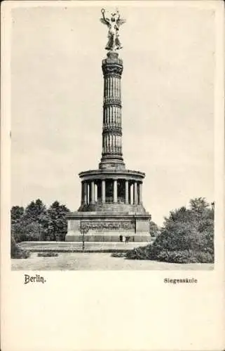 Ak Berlin Tiergarten, Siegessäule