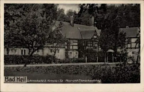 Ak Schmeckwitz bei Kamenz in Sachsen, Bad Heil, Moor und Eisenschwefelbad