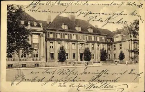 Ak Zeitz im Burgenlandkreis, Kreishaus