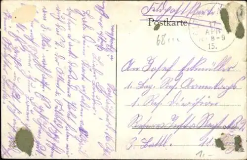 Ak Mannheim in Baden, Kaiserliche Post