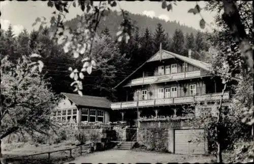 Ak Tabarz im Thüringer Wald, Hotel Schweizerhaus