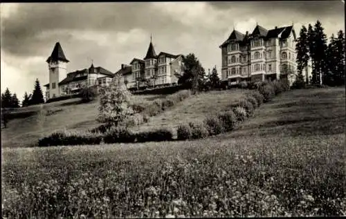 Ak Finsterbergen Friedrichroda im Thüringer Wald, Blick zum Kurhaus