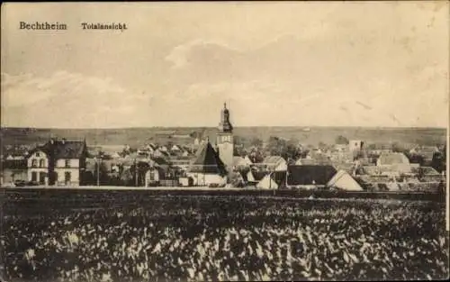 Ak Bechtheim in Rheinhessen, nansicht von   Architektur, ländliche Umgebung