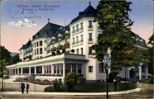Ak Bad Kreuznach in Rheinland Pfalz, Kurhaus, Palasthotel