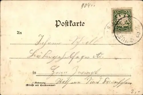 Ak Nürnberg in Mittelfranken, Fleischbrücke