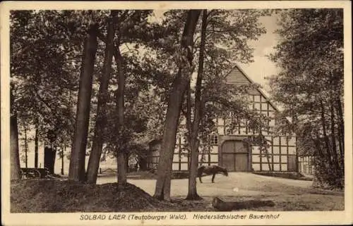 Ak Bad Laer am Teutoburger Wald, Niedersächsischer Bauernhof