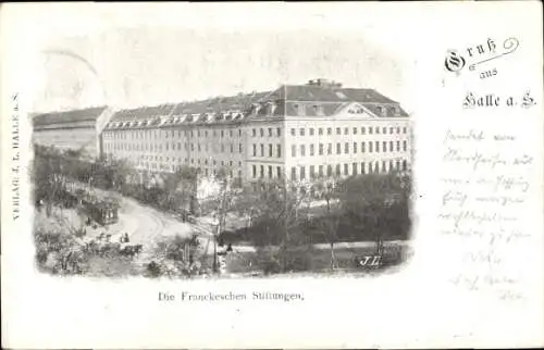 Ak Halle an der Saale, Franckesche Stiftungen