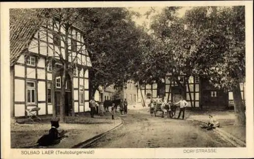 Ak Bad Laer am Teutoburger Wald, Dorfstraße