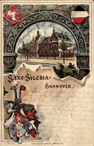 Studentika Litho Hannover in Niedersachsen, Saxo Silesia, Wappen