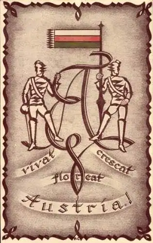 Studentika Ak Innsbruck in Tirol, CV Austria, Vivat, floreat, crescat