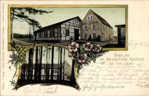 Ak Kynitzsch Bischofswerda, Amselschänke