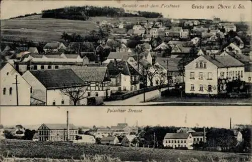 Ak Ohorn in Sachsen, Forsthaus, Pulsnitzer Straße