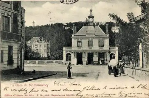 Ak Montmorency Val d’Oise, Bahnhof