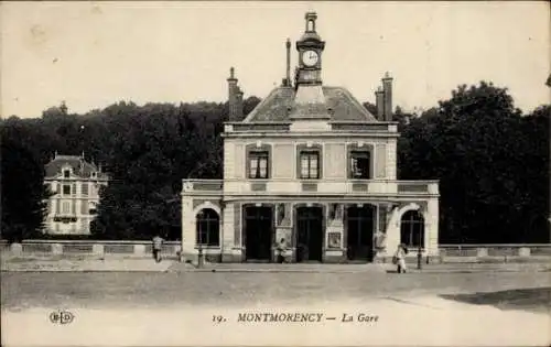 Ak Montmorency Val d’Oise, Bahnhof